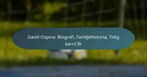 David Ospina: Biografi, Familjehistoria, Tidig karriär