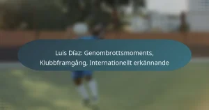 Luis Díaz: Genombrottsmoments, Klubbframgång, Internationellt erkännande